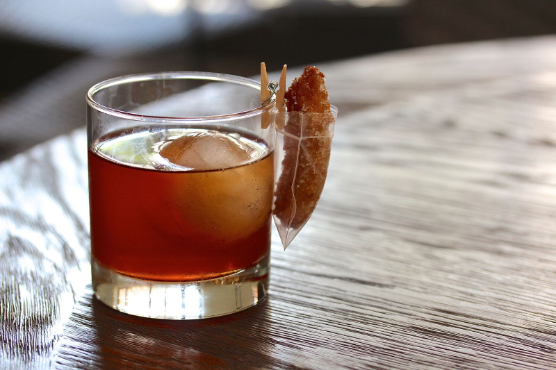 The Rolled Fashioned includes a “dime bag” churro, of course